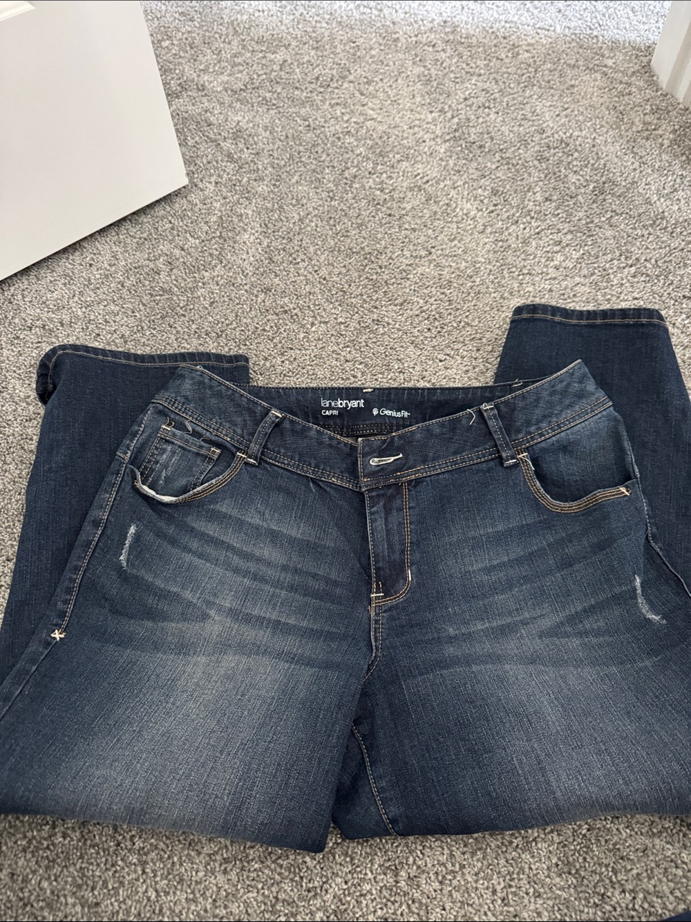Lane Bryant Jean Dark Blue Women’s Capri Jeans